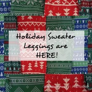 Lularoe Leggings TC - Sweater Prints